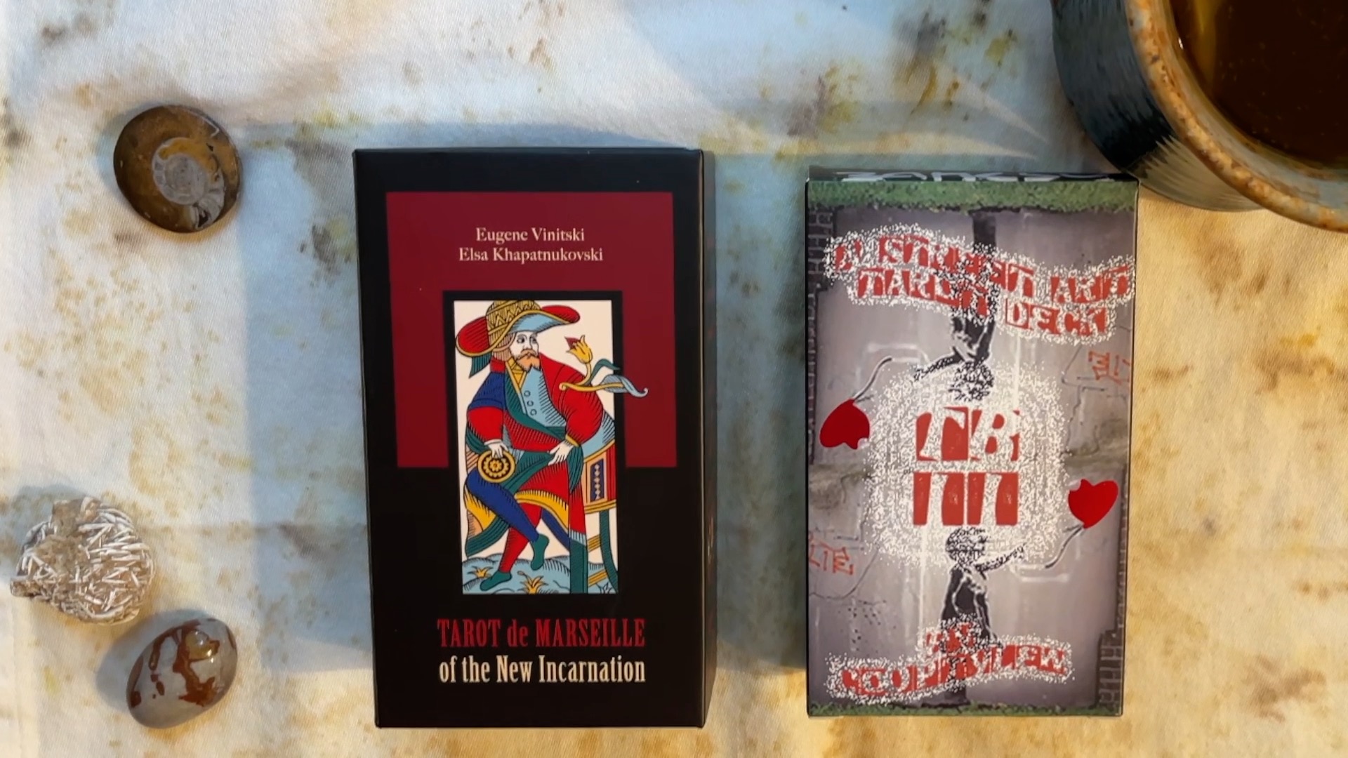 The Tarot de Marseilles of the New Incarnation and The Banksy Tarot are two decks I'm reconsidering.